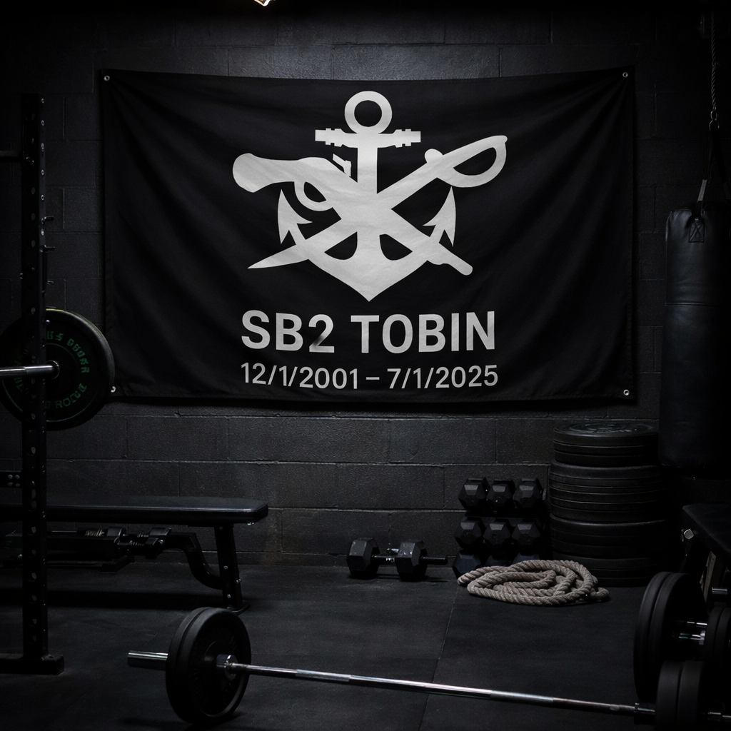 SB2 TOBIN MEMORIAL FLAG