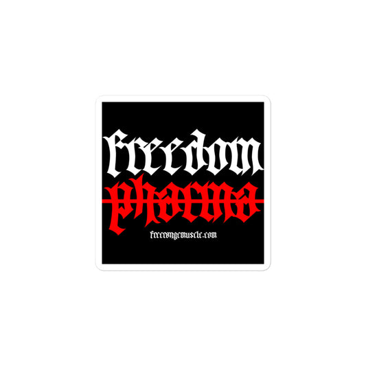 FREEDOM OVER PHARMA DECAL