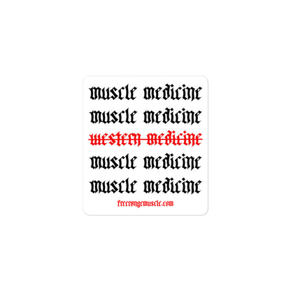 MUSCLE MEDICINE DECAL