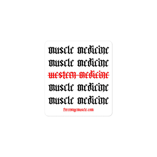 MUSCLE MEDICINE DECAL