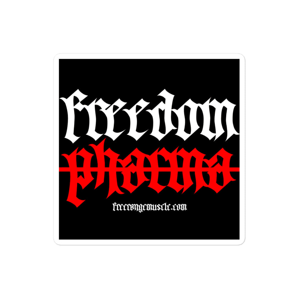 FREEDOM OVER PHARMA DECAL