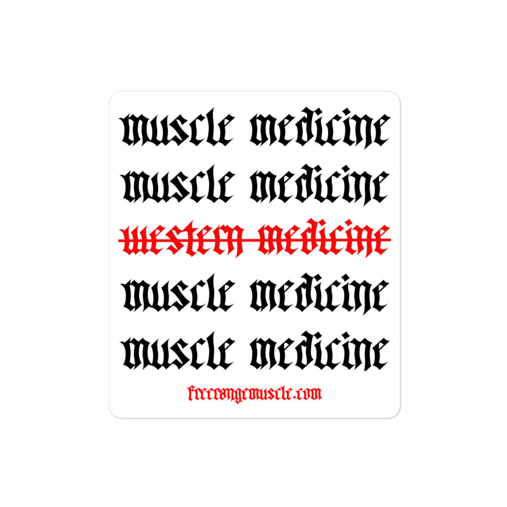 MUSCLE MEDICINE DECAL