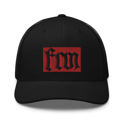 FRM TRUCKER BLACK/RED