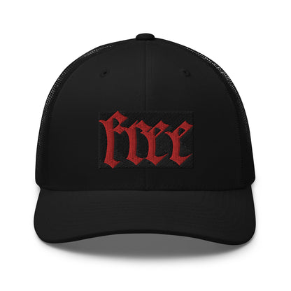 FREE TRUCKER RED/BLACK