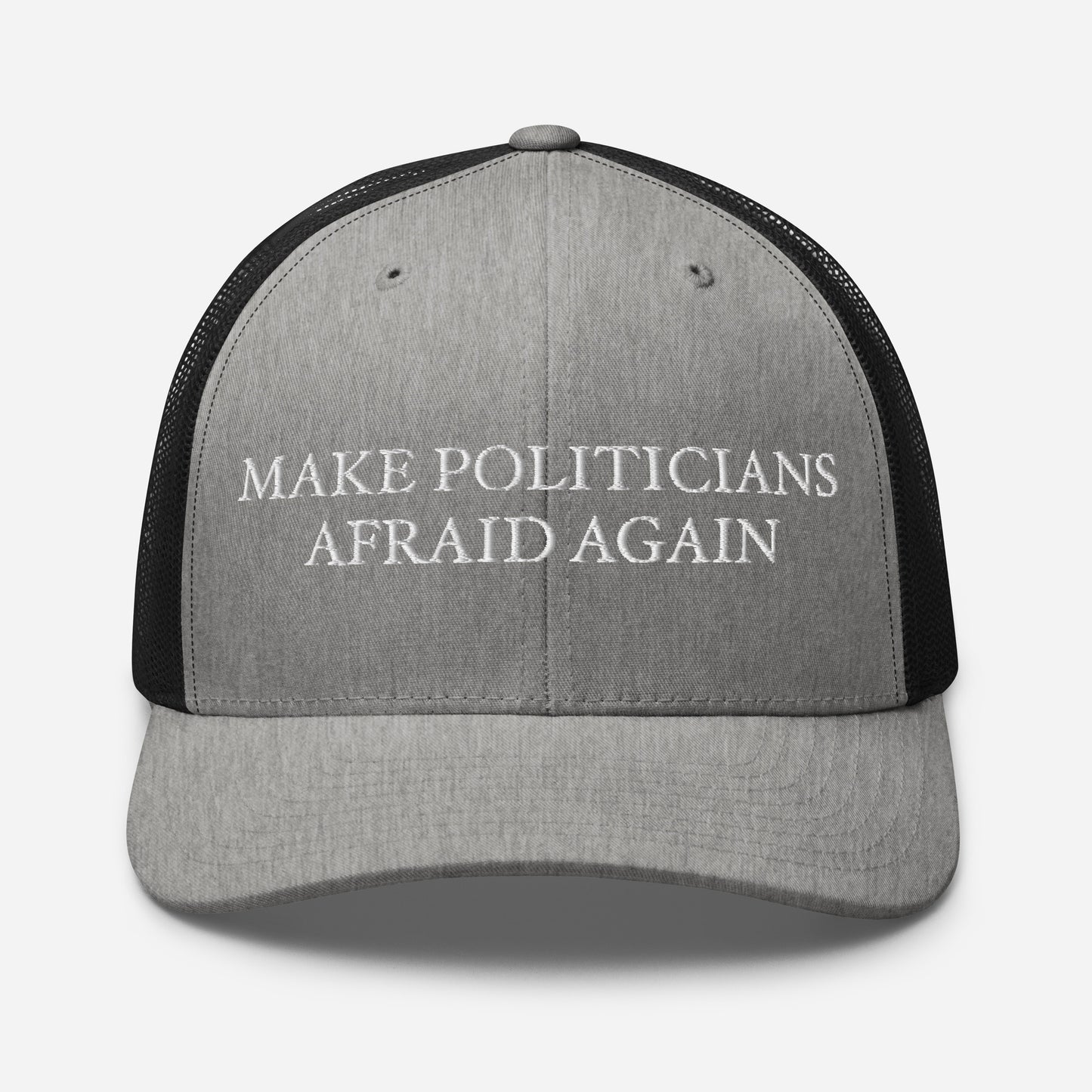 MAKE POLITICIANS AFRAID AGAIN